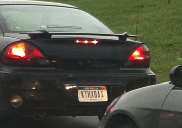 Vanity Plates Are For When You Want To Show Off, But Only A Little Bit