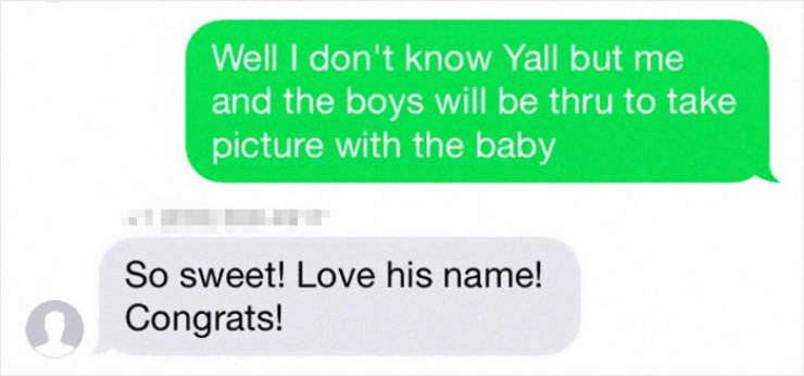 Wrong Number Text About A Newborn Baby Invites Complete Strangers