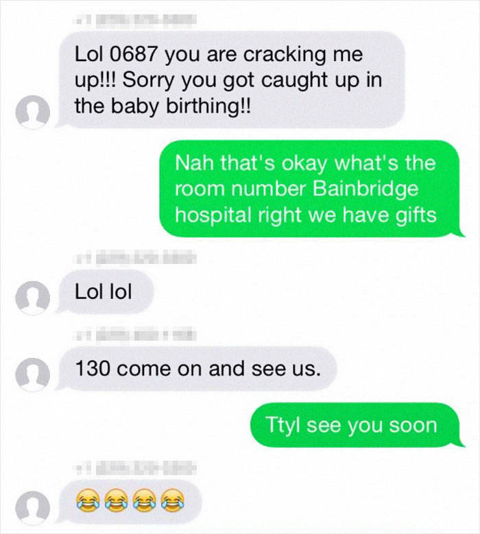 Wrong Number Text About A Newborn Baby Invites Complete Strangers