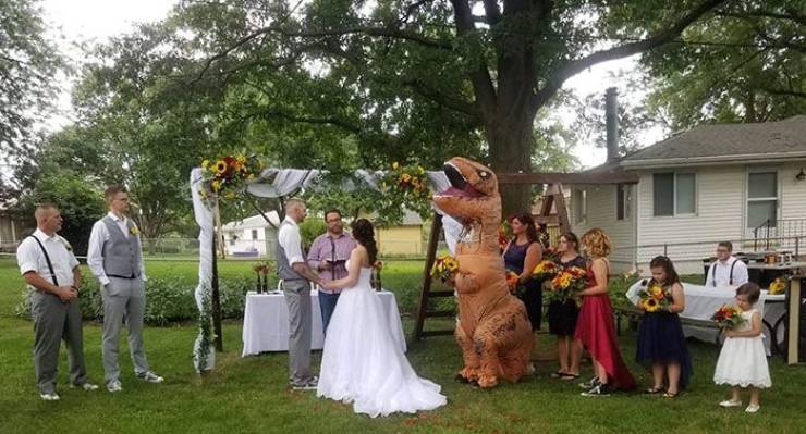 They Said She Could Wear Anything She Chooses For The Wedding, So She Did…
