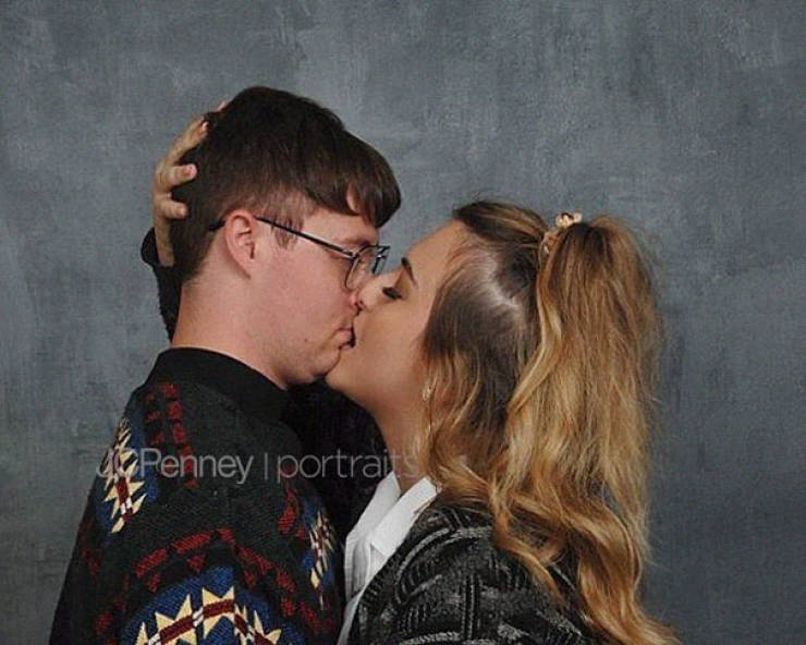 Get Ready For One Of The Most Intentionally Awkward Engagement Photoshoots Ever