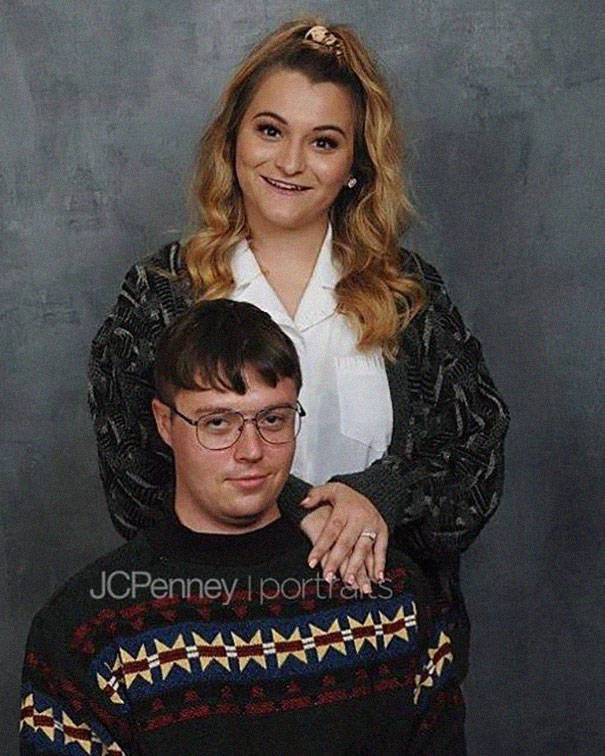 Get Ready For One Of The Most Intentionally Awkward Engagement Photoshoots Ever