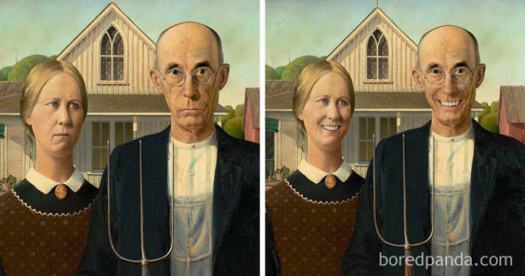 Famous Portraits Really Need To Smile
