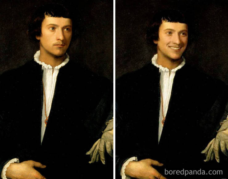 Famous Portraits Really Need To Smile