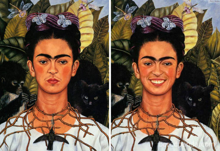 Famous Portraits Really Need To Smile
