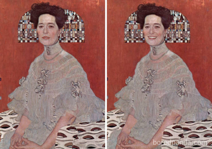 Famous Portraits Really Need To Smile