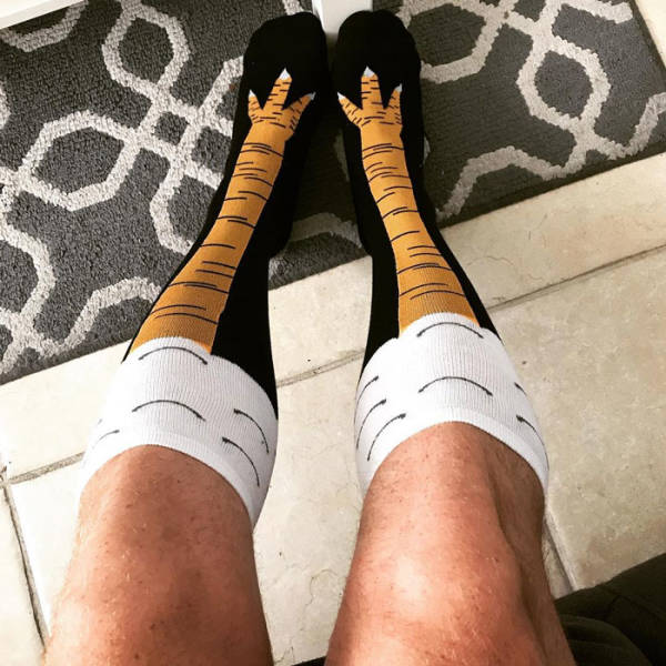 You Know You Want These Chicken Leg Socks