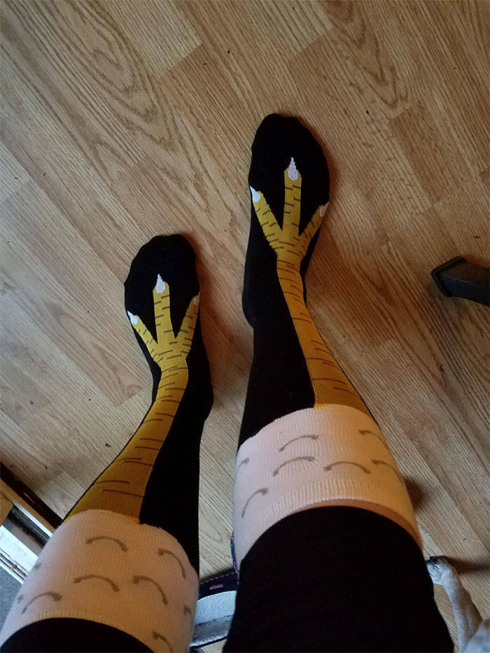 You Know You Want These Chicken Leg Socks