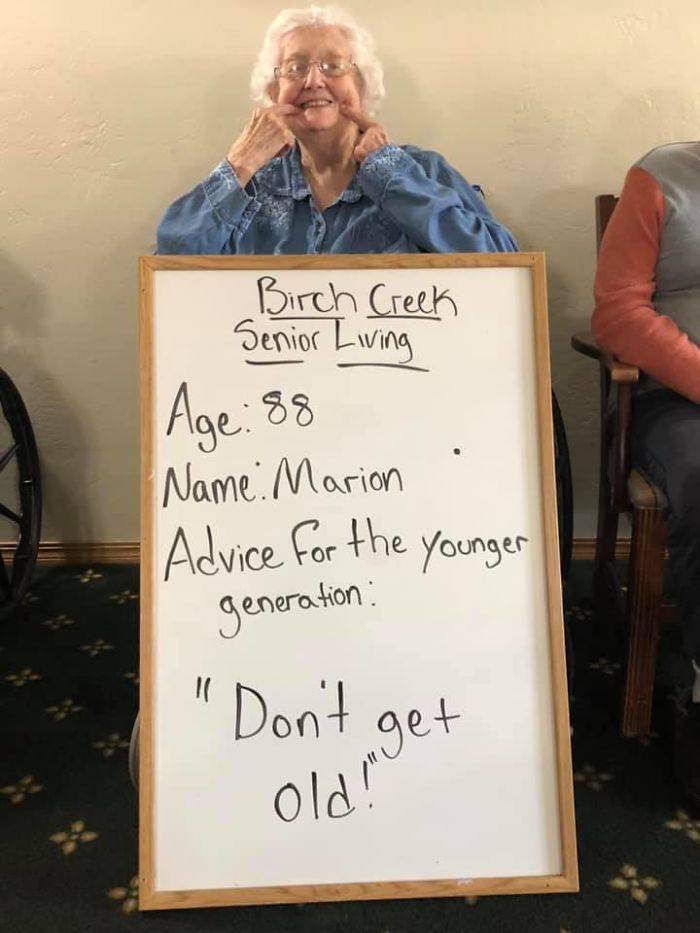 Seniors Give Advice To The Younger Generation