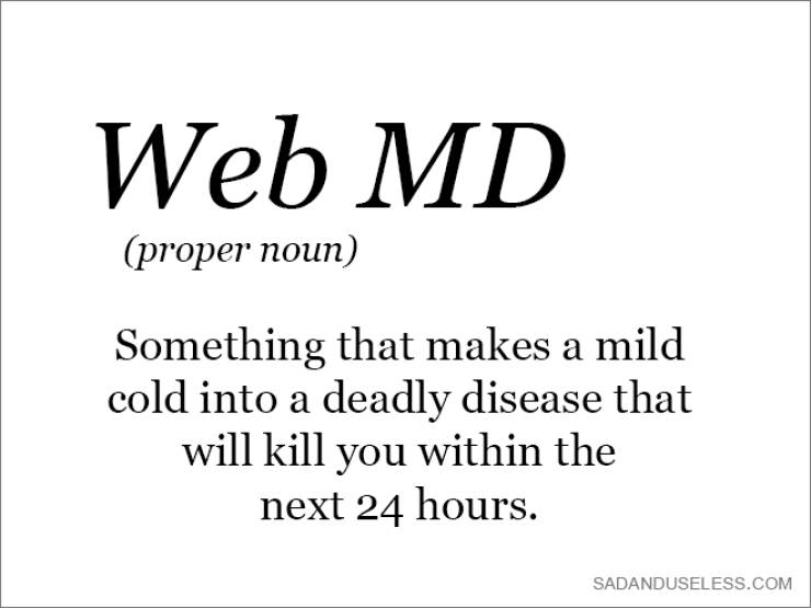 Really Word. Funny Definitions. Acers real meaning. Mild cold