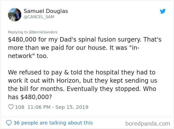 USA Has The Most Ridiculous Medical Bills…