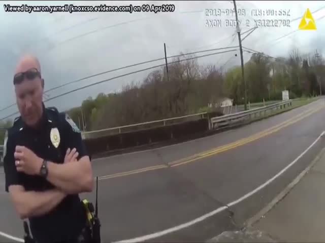 Cops Save A Jumper Just As He Tried To End His Life