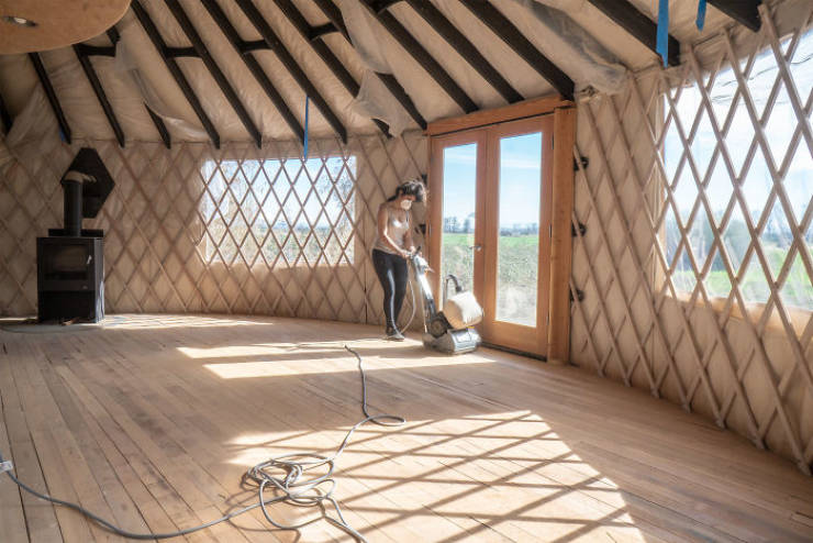 Couple Builds A… Yurt Of Their Dreams