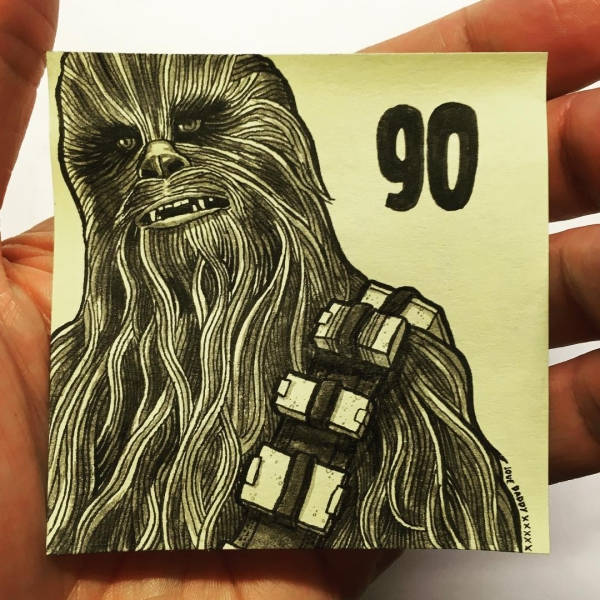 Dad Turns Post-It Notes Into Art For His Daughter’s Lunch