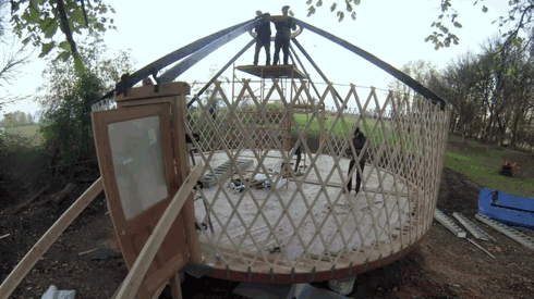 Couple Builds A… Yurt Of Their Dreams