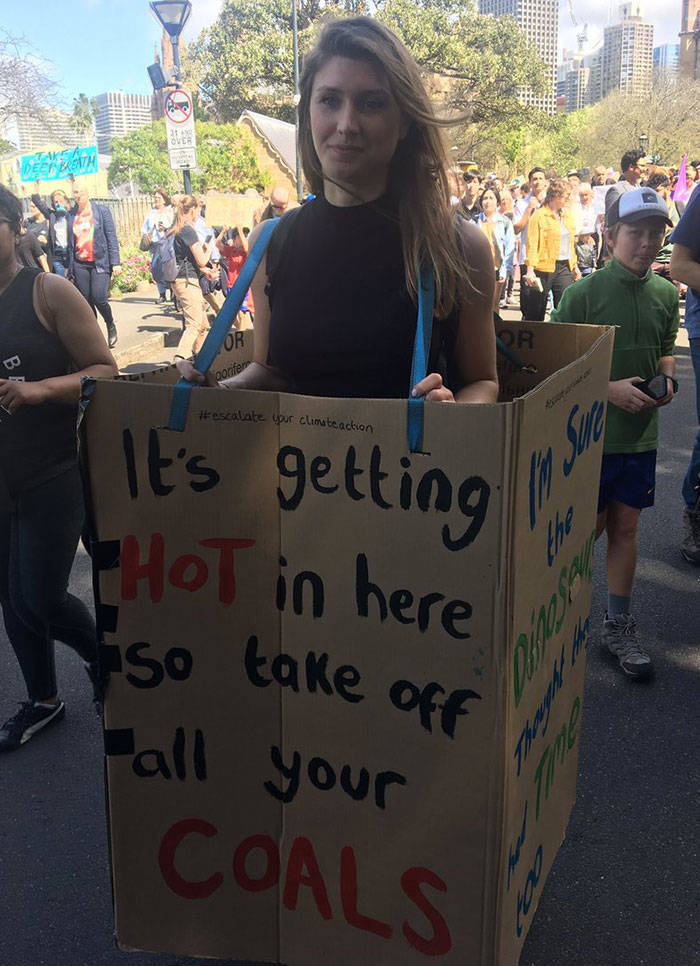 Climate Change Strike Was A Witty One