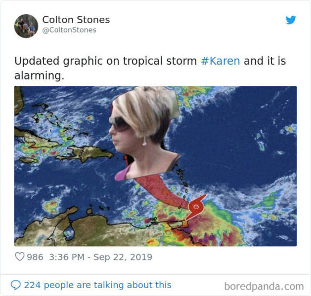 Tropical Storm Karen Is Already Looking For Your Manager