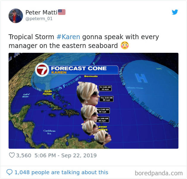 Tropical Storm Karen Is Already Looking For Your Manager