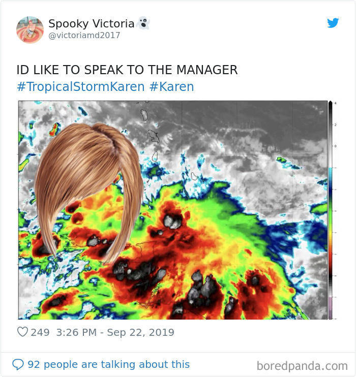 Tropical Storm Karen Is Already Looking For Your Manager
