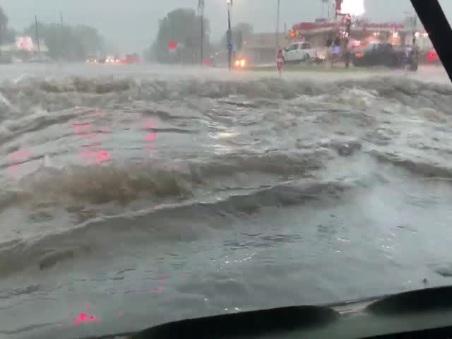 Driving A Hummer During A Flood