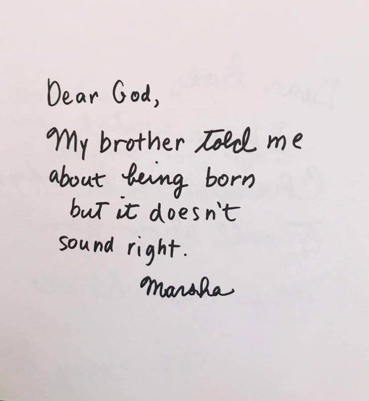 Children With Brutally Honest Letters To God