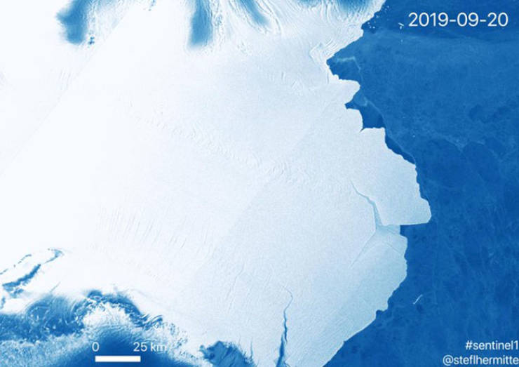 Antarctica Is Now 315-Billion-Ton Lighter After This Iceberg Broke Off And Drifted Into The Ocean