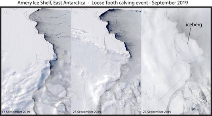 Antarctica Is Now 315-Billion-Ton Lighter After This Iceberg Broke Off And Drifted Into The Ocean