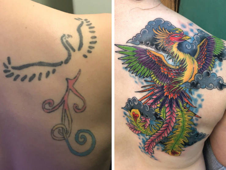 Tattoos That Desperately Needed A Remake And Finally Got It
