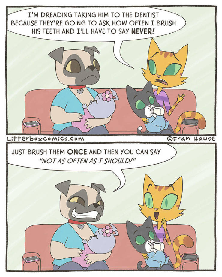 Mom Creates Comics About Her Life With Two Sons As Cats
