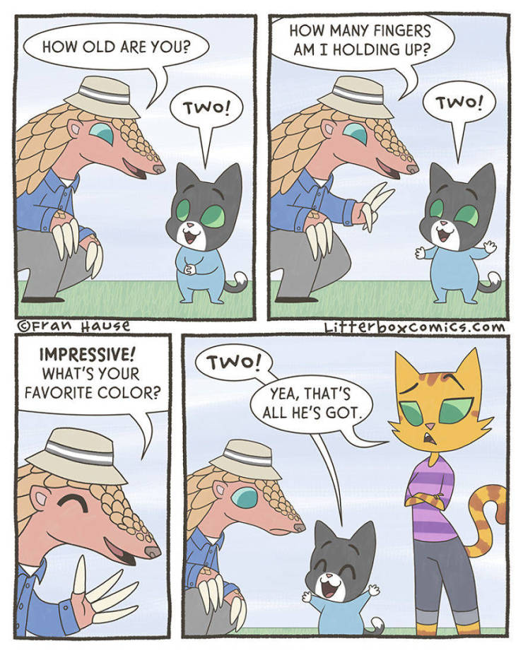 Mom Creates Comics About Her Life With Two Sons As Cats