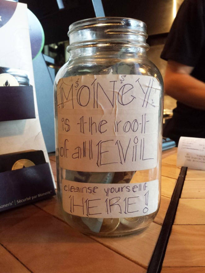 These Cheeky Tip Jars Might Make You Tip Twice