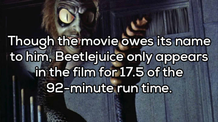 Spooky Facts About “Beetlejuice”