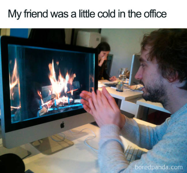 Warm Yourself With These Freezing Office Memes