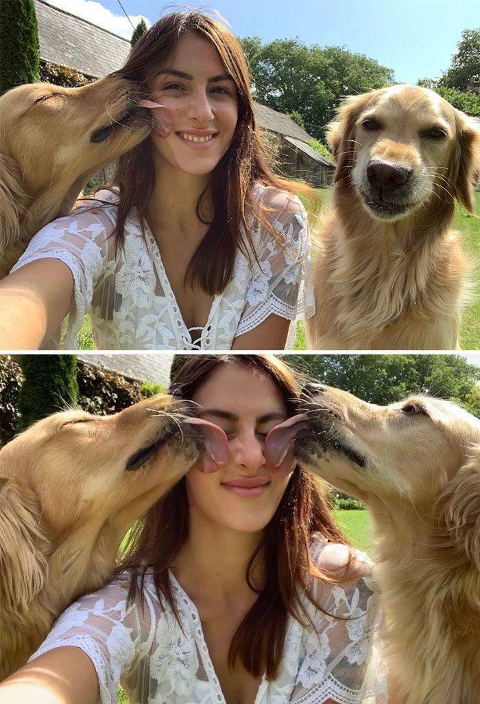 She Loves Her Dogs So Much! And It’s Mutual