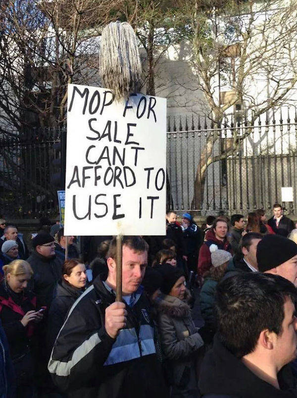 Some Protest Signs Are There Just To Be Funny