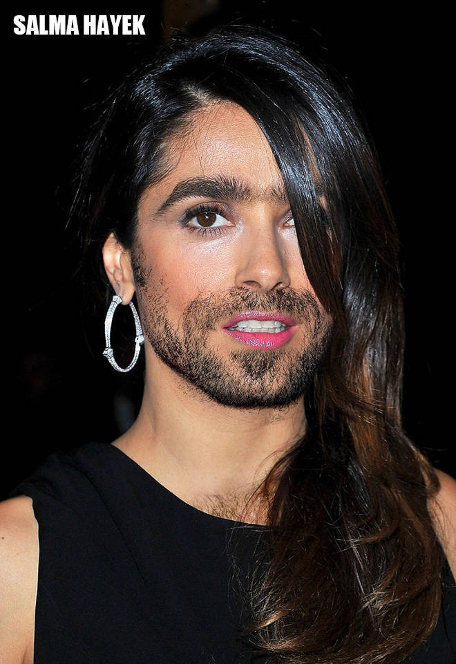 Oh No, It’s Female Celebs With Beards!