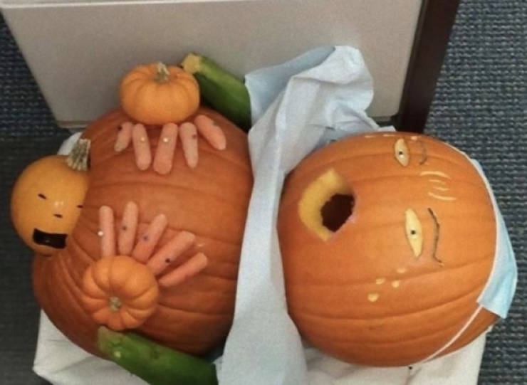 At Least These Jack-O’-Lanterns Are Original!