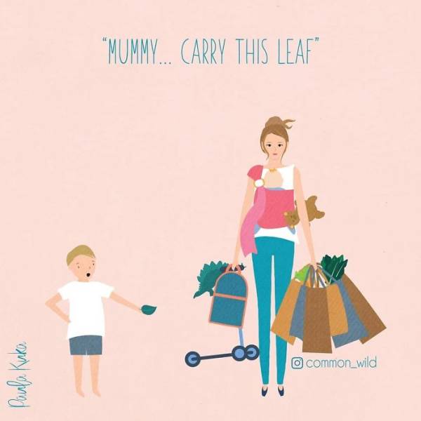 Mother Draws Comics About Real Motherhood