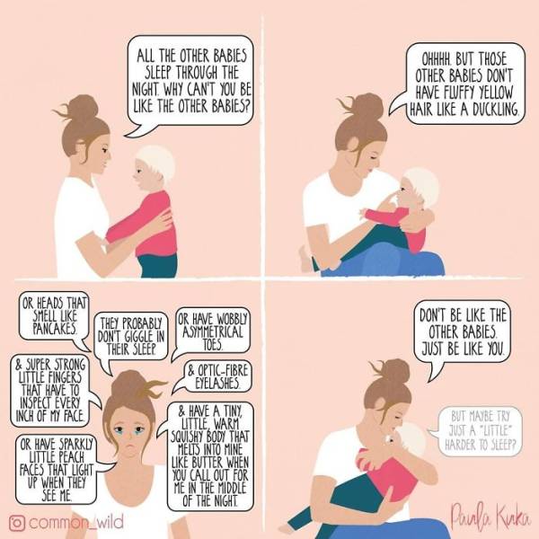 Mother Draws Comics About Real Motherhood