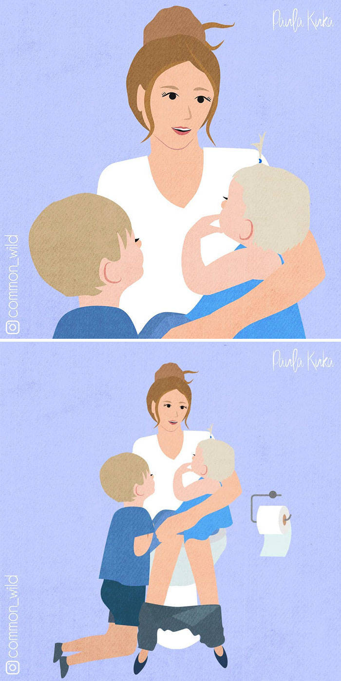 Mother Draws Comics About Real Motherhood