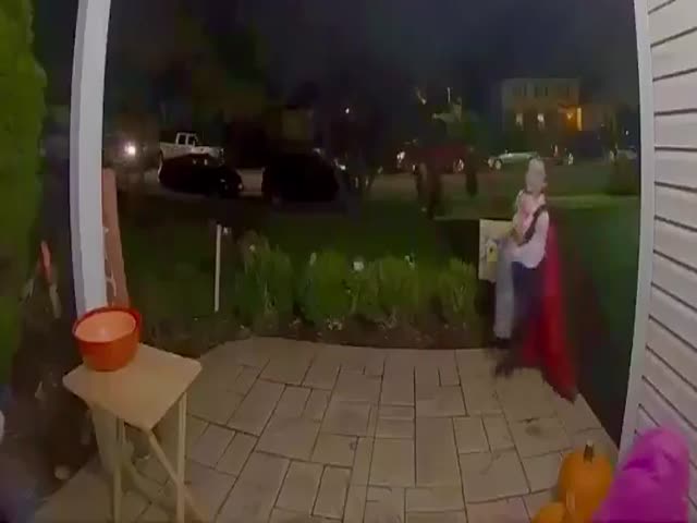 This Kid Is The Real Halloween Hero!