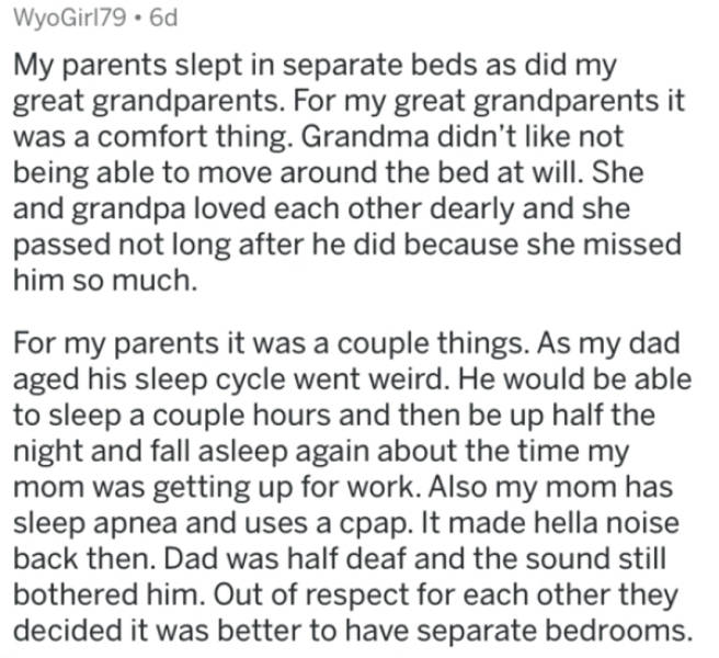 ou CAN Be Happy Together And Still Sleep Separately