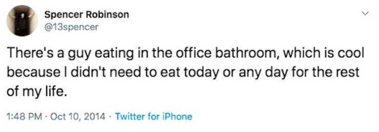 Yeah, Go Ahead, Try Eating Lunch In The Office