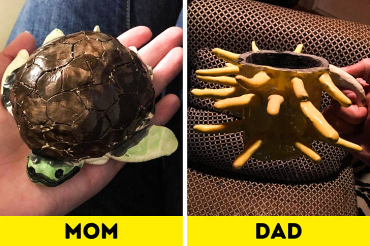 Moms And Dads Are Like Complete Opposites