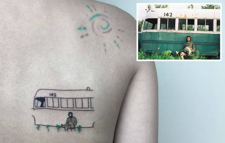 Artist Creates Fascinating Minimalistic Movie-Themed Tattoos