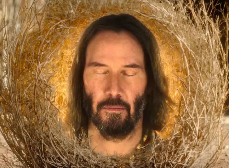 Keanu Reeves Is In The New Spongebob Movie. And He’s A Tumbleweed