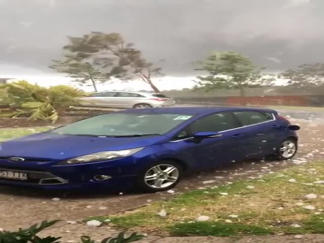 Australian Hail Is Why You Need A Garage