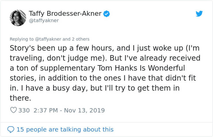 People Share Why Tom Hanks Is The Nicest Guy In Hollywood