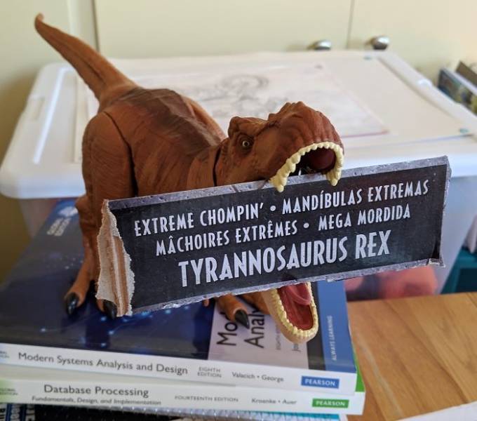 When Your Mother Doesn’t Let You Buy A Toy T-Rex, You Grow Up And Buy It Yourself!