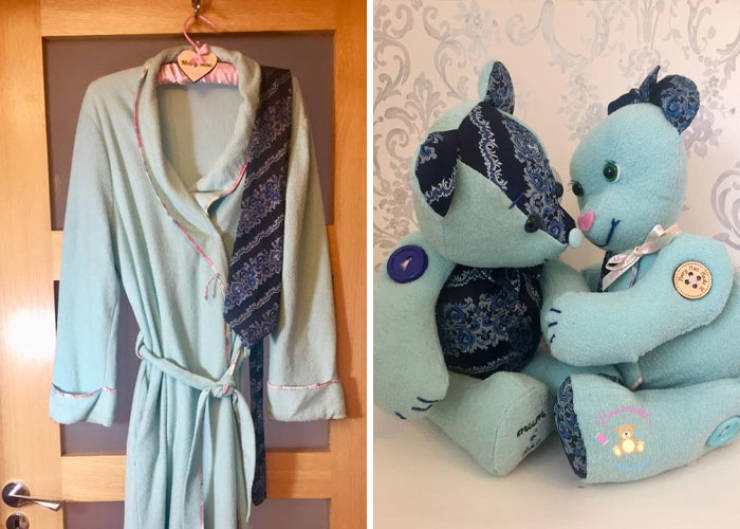 Woman Turns Clothes Of Very Special People Into “Memory Bears”
